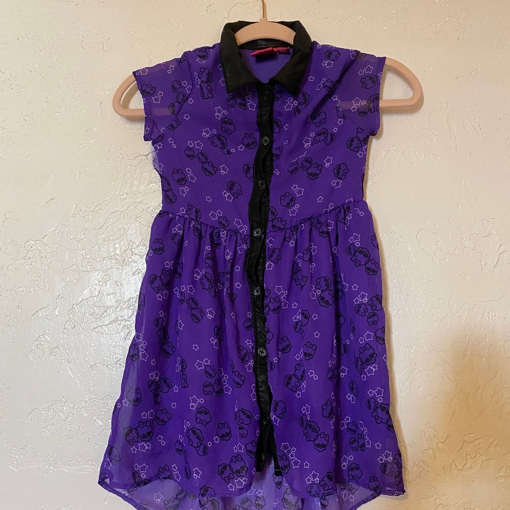 Monster High hi/low dress, size 6/6X